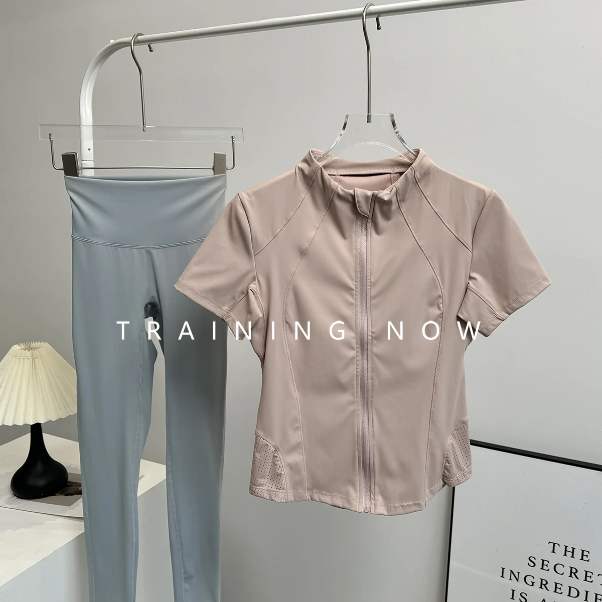 combinaison-de-course-et-de-fitness-pour-femmes-nouvelle-combinaison-de-yoga-pilates-sens-avance-exercice-a-sechage-rapide-manches-courtes-ete-2025