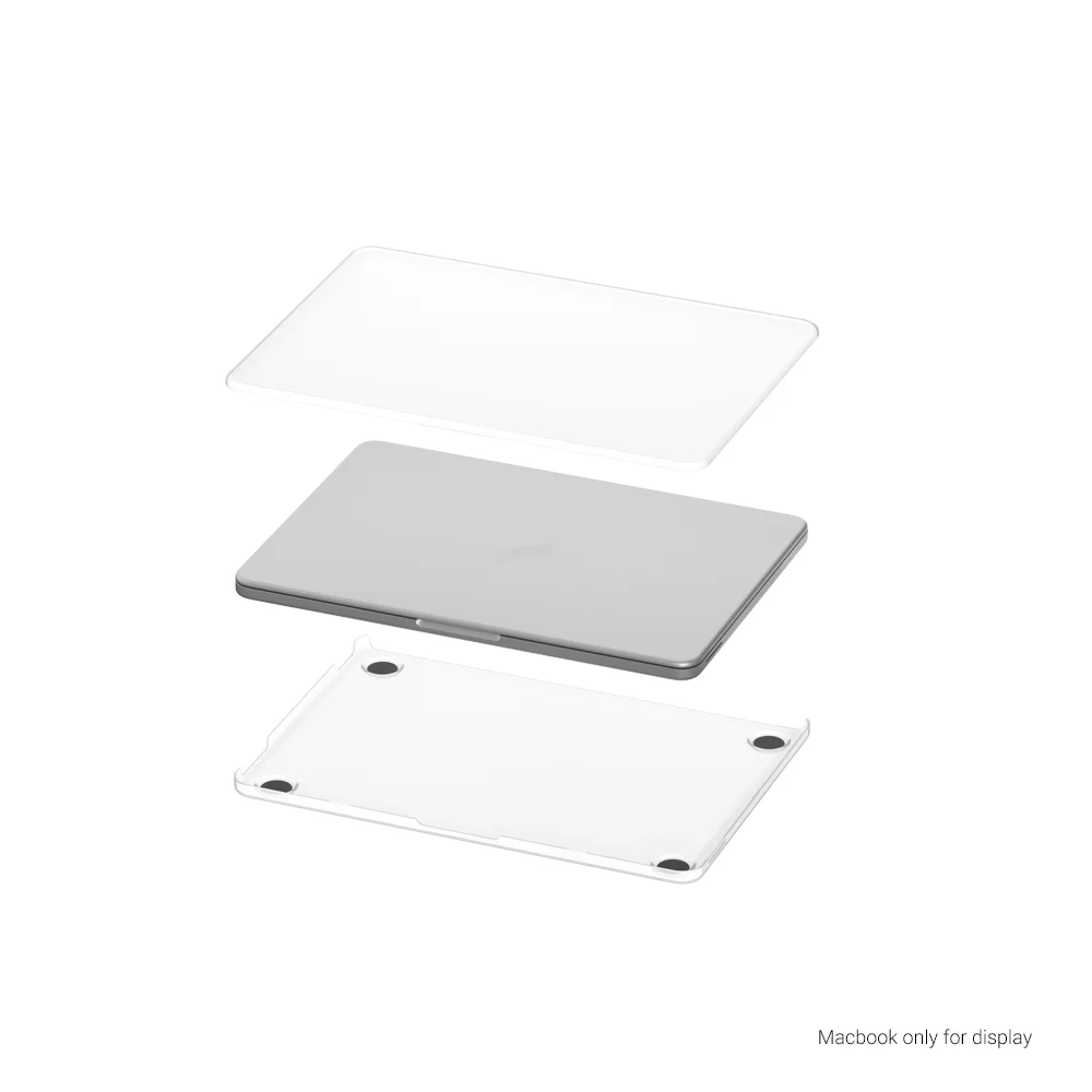 KZDOO Air Skin Frosted Anti-Fingerprint Slim Thin Cover Scratch Resistant Protective Case for MacBook Neo 13” (A18 Pro) A3404