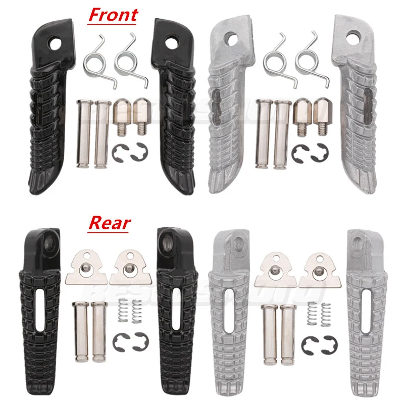 Motorcycle Front & Rear Footrests Foot Pegs For Suzuki GSXR 600 750 1000 GSXR600 GSXR750 GSXR1000 2001-2022 B-KING 2008-2013