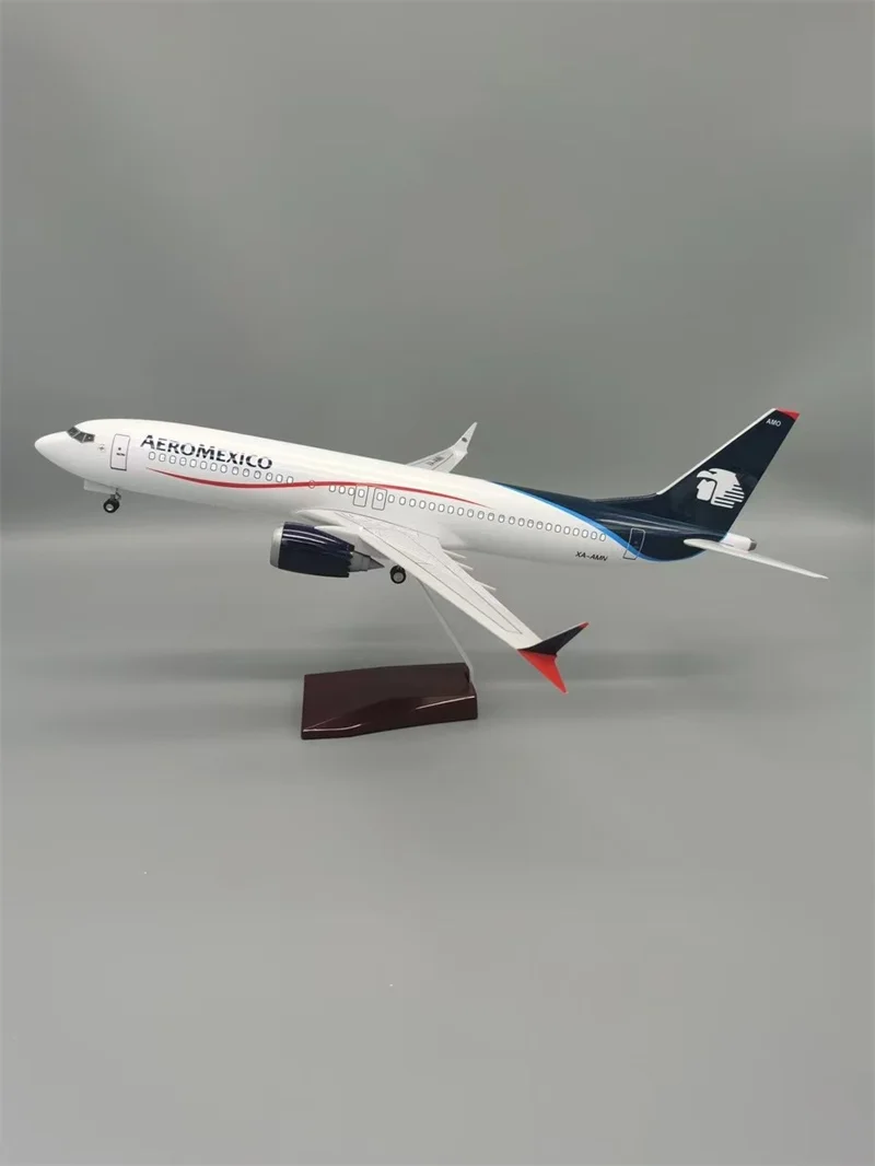 

1/142 Scale Airplane Mexican Airlines Boeing 737MAX AEROMEXICO Aircraft Diecast Resin Plane Model Toy Collection Display Gifts