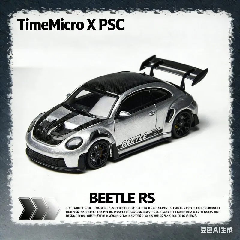 

TimeMicro X PSC 1:64 Beetle RS Simulation Alloy Car Model, Boys' Holiday Gift Toy Collection Decoration Item.