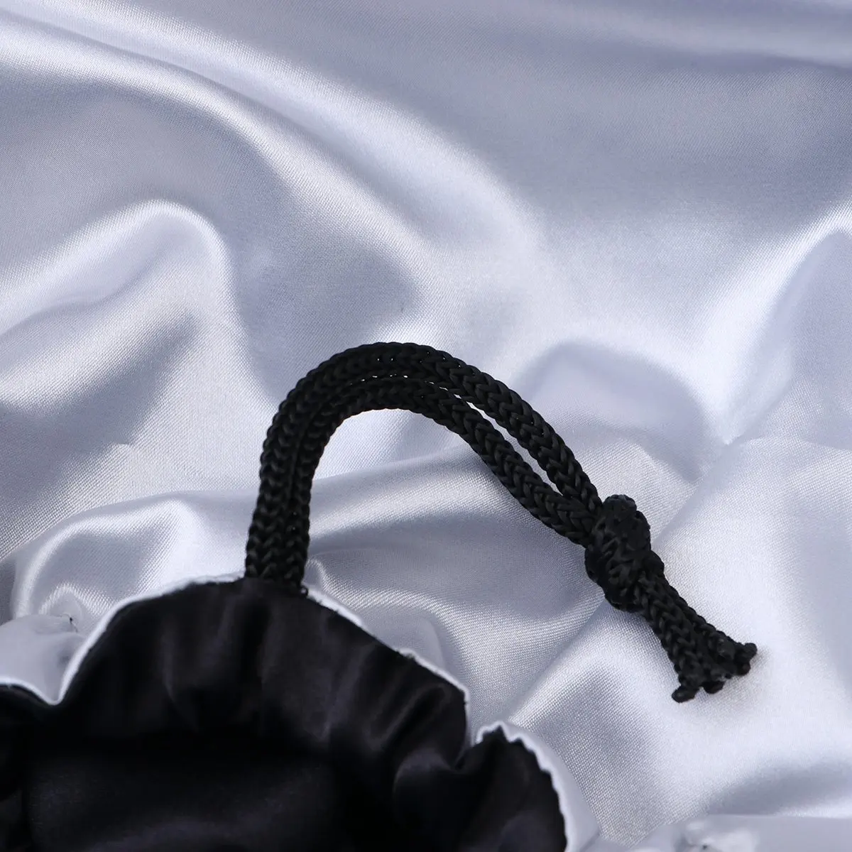 

Double Layer Silk Sleeping Cap for Women with Drawstring Adjustable Fit Breathable Comfortable Hair Protection Bonnet for Sleep