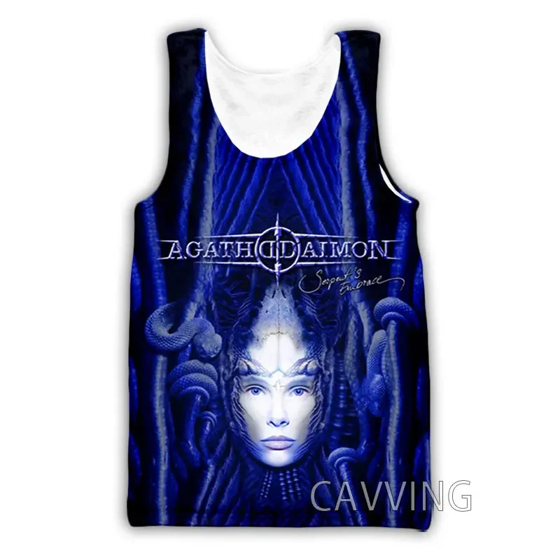 CAVVING 3D Printed  Agathodaimon Rock  Tank Tops Harajuku Vest  Summer Undershirt Shirts Streetwear for Men/women