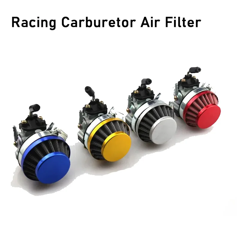 Racing Carburetor Air Filter Carb fit  49cc 50cc 60 66 80cc 2 Stroke Motorized Bike Bicycle mini bike atv