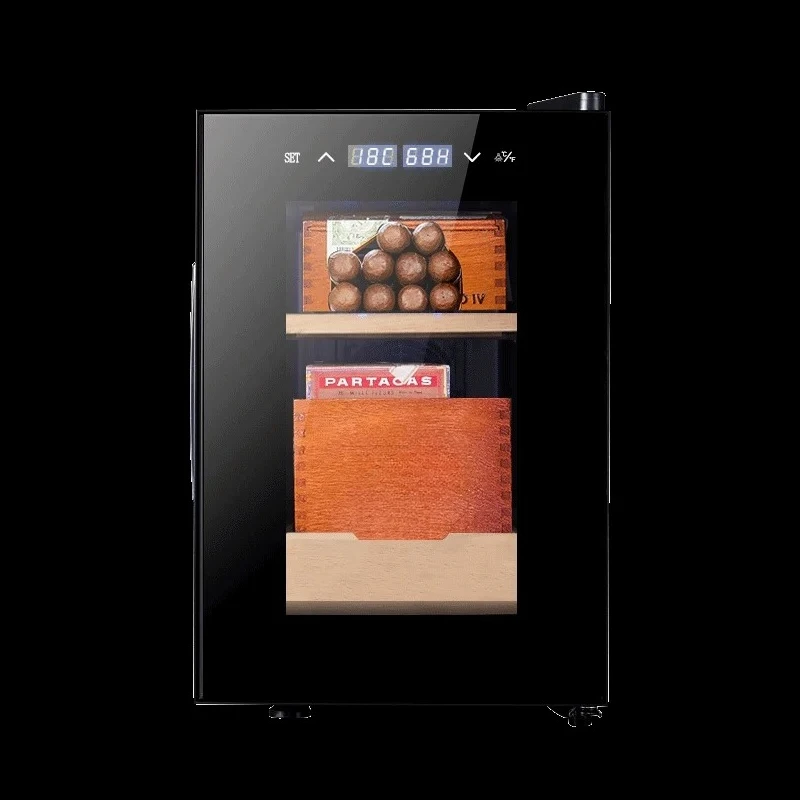 

Hot Selling Cigars Spanish Cedar Wood With Cigar Humidifier Large Cigar Humidor Cabinet