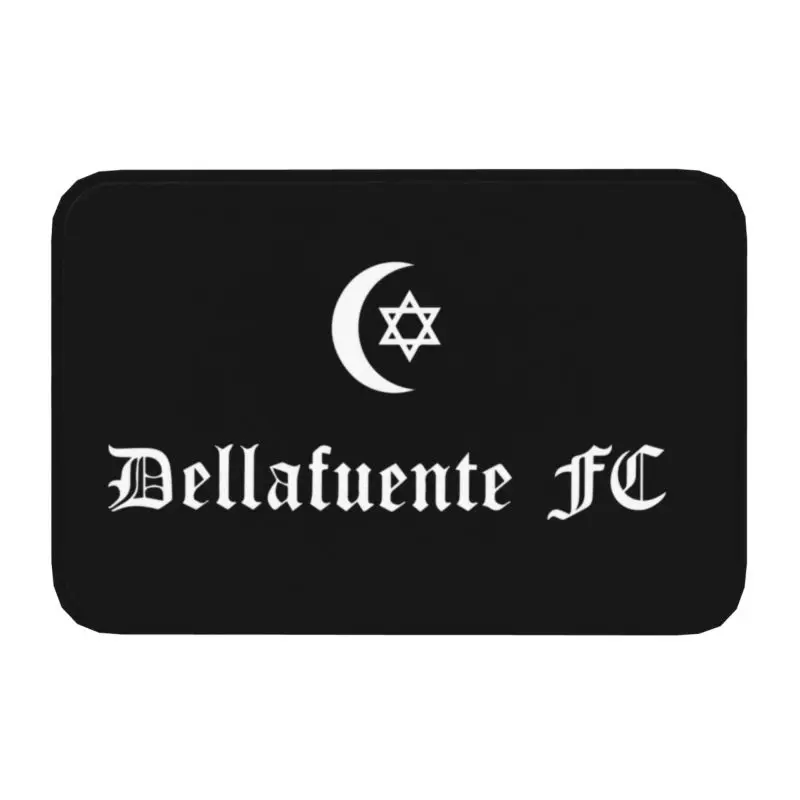 Dellafuente FC Logo Doormat Non-Slip Kitchen Bath Mat Bedroom Balcony Floor Door Entrance Carpet Rug