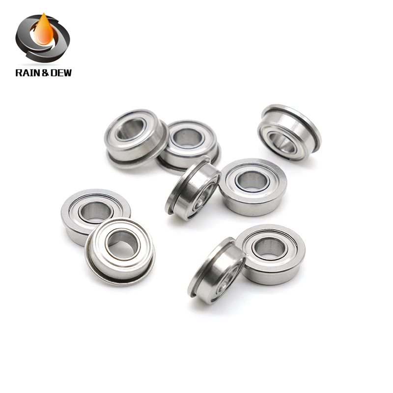 

F685ZZ Flange Bearing 5x11x5 mm ABEC-7 ( 10 PCS ) Flanged F685 Z ZZ Ball Bearings