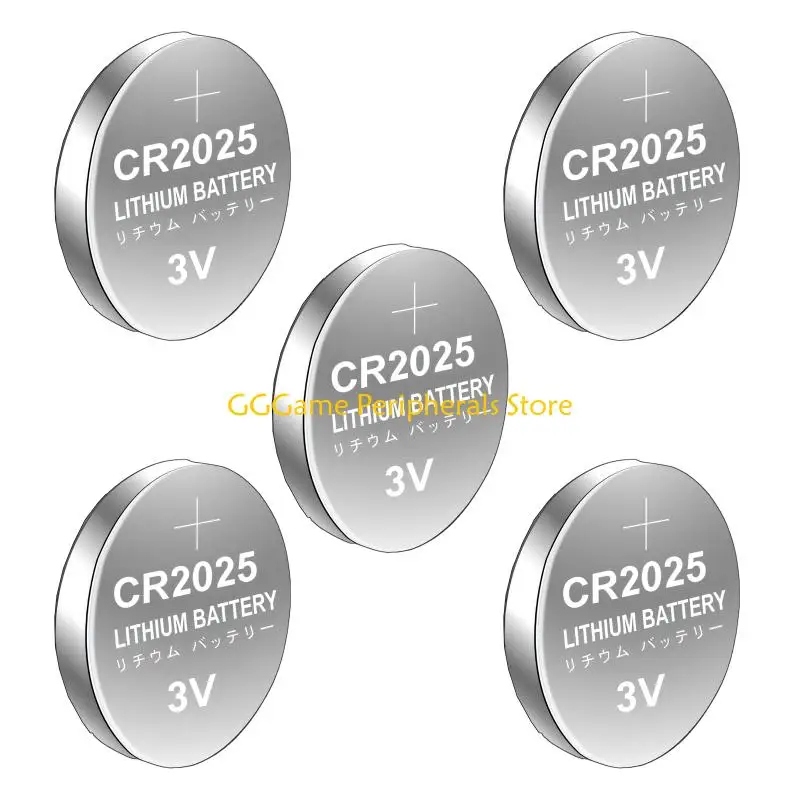 

U55B CR2025 Coin Batteries 3V Stable Power for Remote Controls Watch 10/5PCS