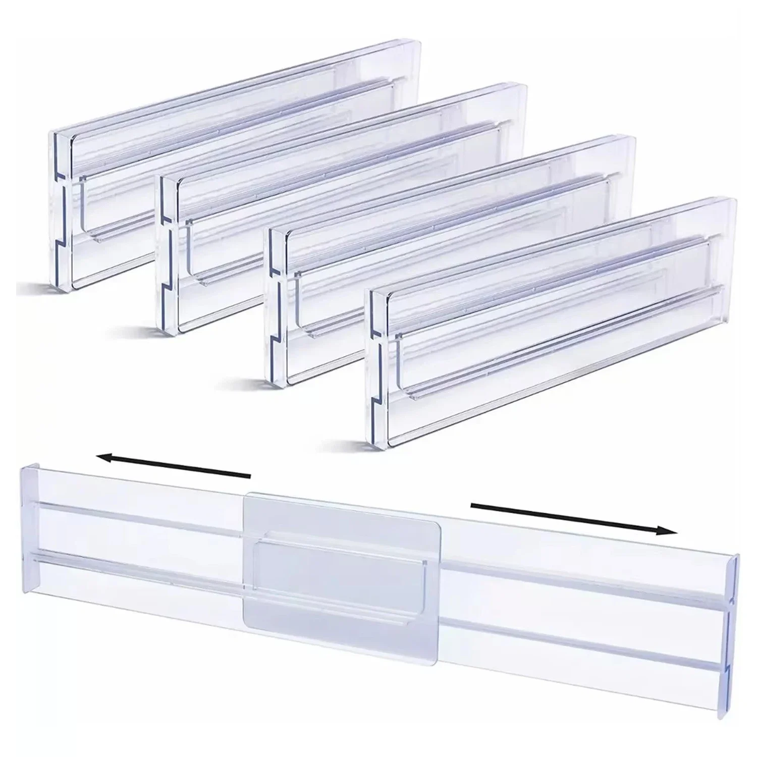 

Drawer Wardrobe Dividers Organizers Expandable From Kitchen Drawer Organizer, Clear Plastic Partition Plate Tools