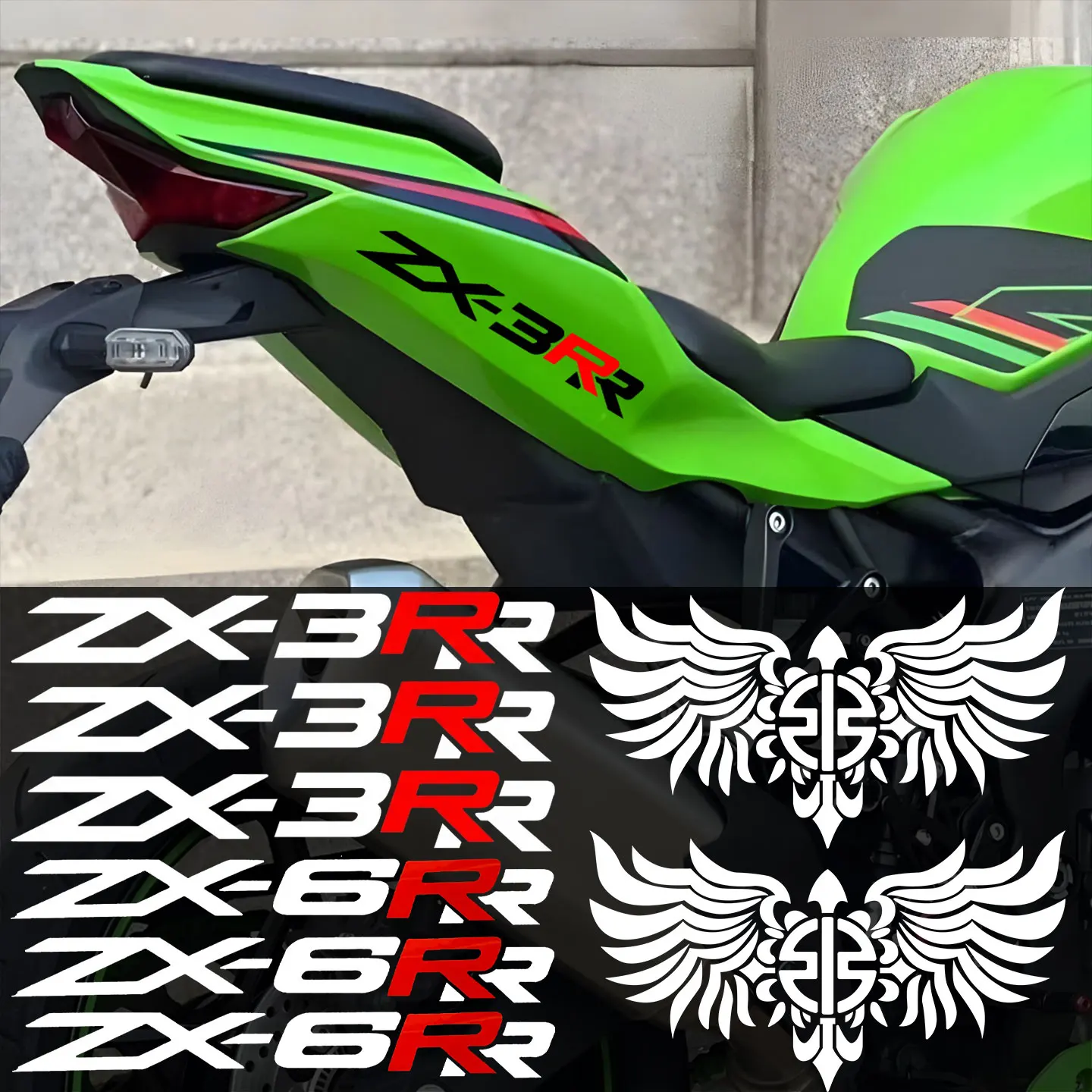 

Светоотражающие наклейки на кузов для мотоциклов 3RR, 4RR, 6RR, 10RR, 25RR, виниловые декоративные наклейки, аксессуары для мотоциклов