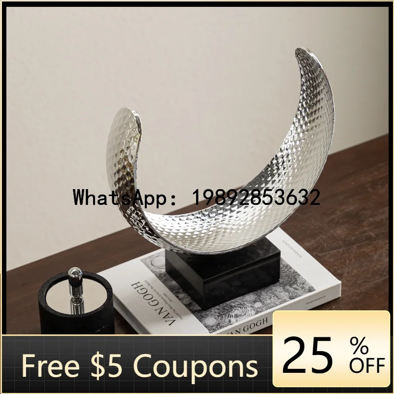 

U3 Stainless steel high-end minimalist geometric abstract entryway cabinet, wine cabinet, tv cabinet, home decor