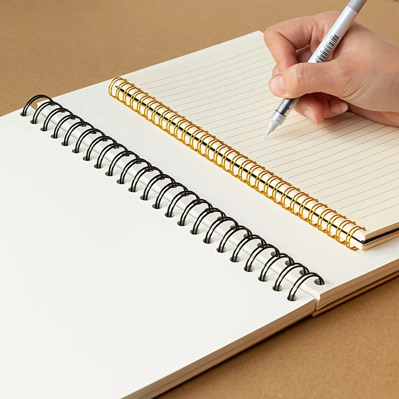 20pcs Heavy-Duty Metal Spiral Binding Rings - A4/A5 Book Loose-Leaf Fasteners, Compatible with Ring Binders, Reports,