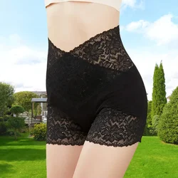 Safety Short Pants Women Seamless Underwear Sexy Lace Shorts With High Waist  Panties Shorts Hot Pants Shorty Cotton