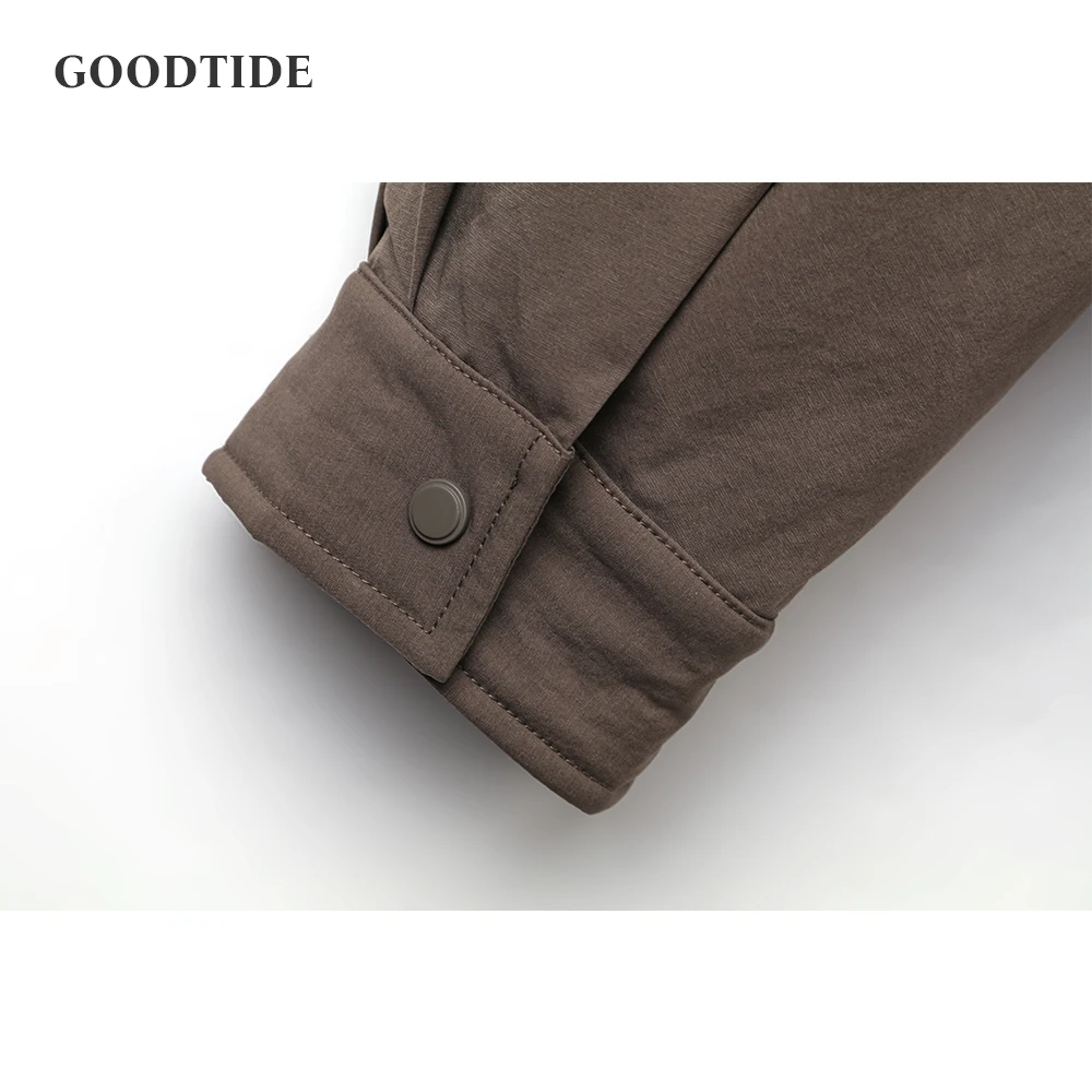 Chaqueta de plumón de pato blanco 90 para hombre a la moda, nueva ropa de trabajo de invierno 2025, chaqueta superior cálida informal holgada Retro