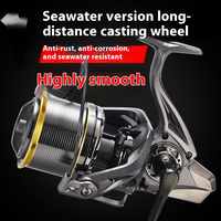 Long Cast Wheel No Gap Spinning Reel Bevel Fishing Reel Anchor Rod Sea Fishing Rod14000Type Fishing Wheel