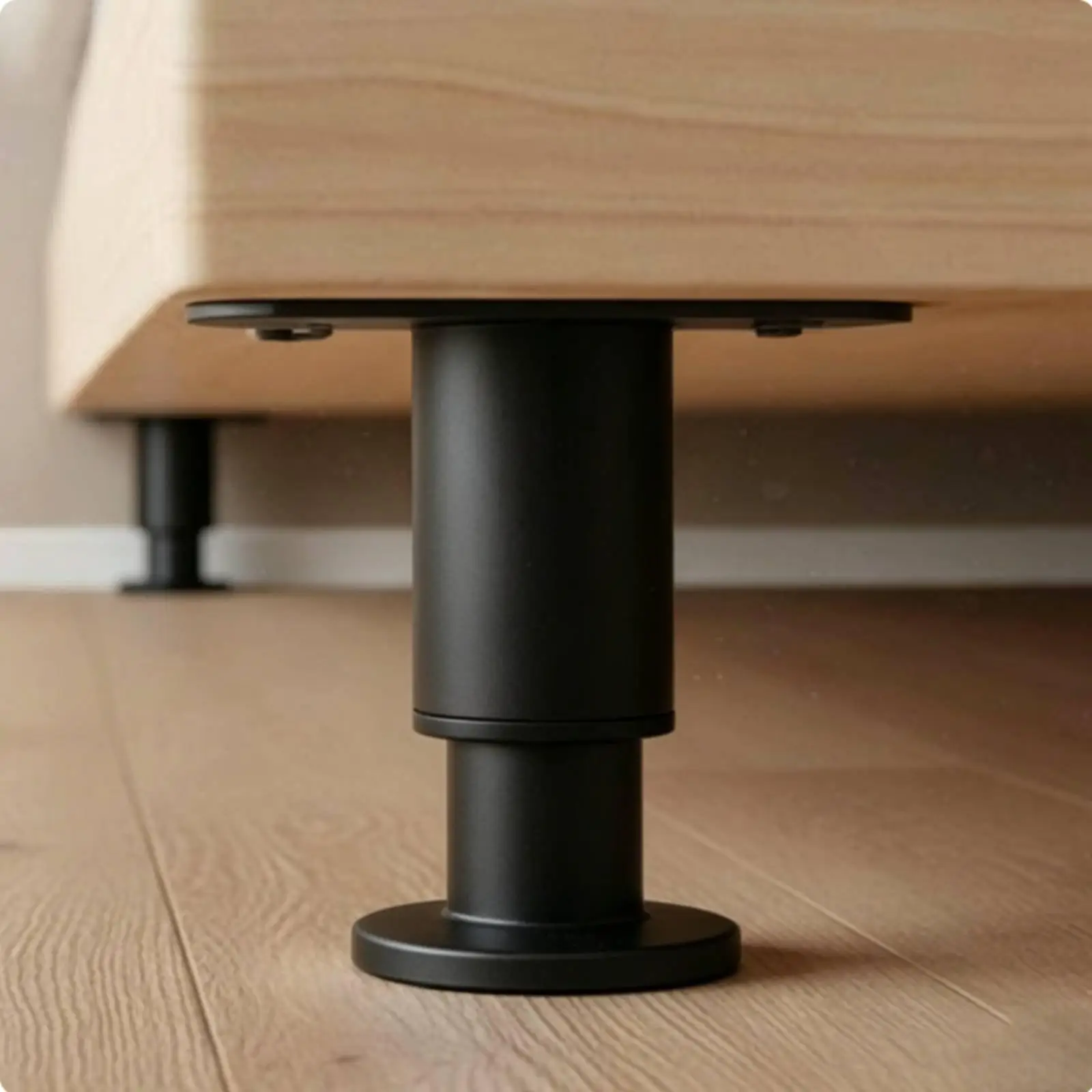 Adjustable Bed Support Legs Heavy Duty Steel Bed Frame Center Support for Queen King Size Platform Bed