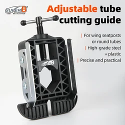 Super B Bicycle Frame & Fork Tool Oversized Tube Cutting Guide for 75 mm Posts or Round Tubes From 1