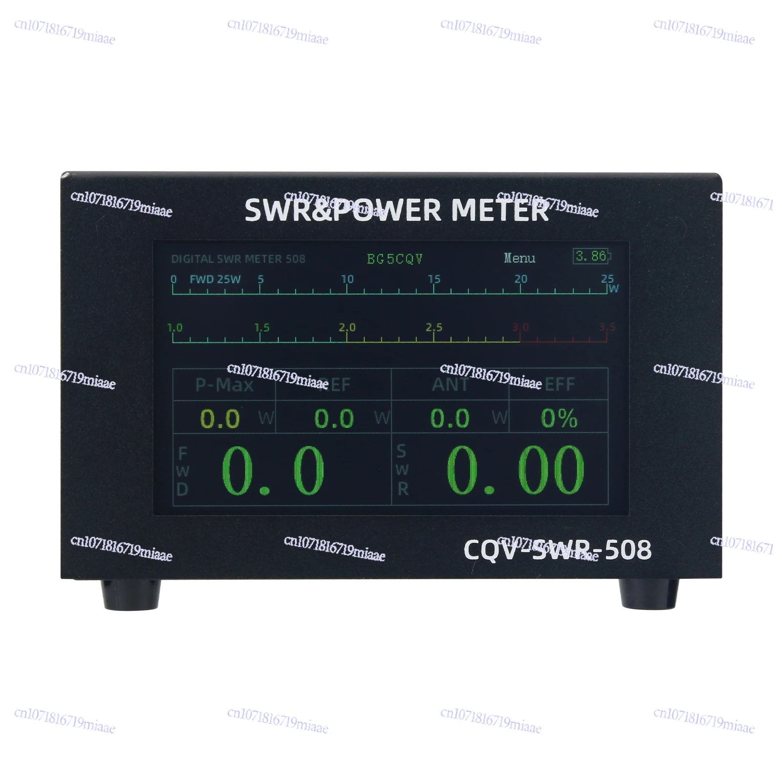 

CQV-SWR-508 1.8-54 MHz 200W SWR and Power Meter Digital PWR SWR Meter with 4.3 Color Touch Screen