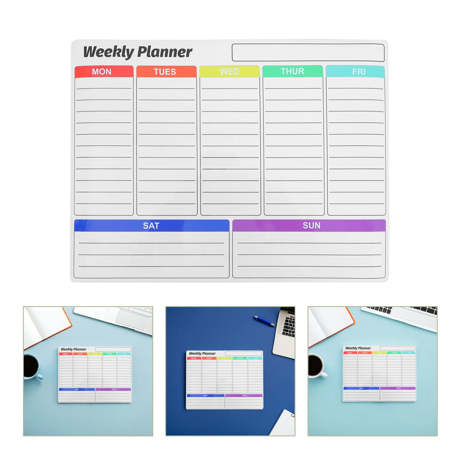 

Large Weekly Planning Whiteboard Sticker Calendar Magnetic Wall Planner Office Home Organization Weekly Schedule Reminder Board