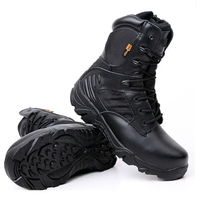 Botas tácticas combat desierto cuero hombre invierno fuerzas especiales - imagen 4