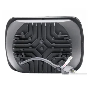 7x6 '' 5x7-Zoll LED Square Scheinwerfer Hi-Lo Beam Halo für Jeep Cherokee XJ Wrangler YJ Offroad Truck Motorrad leichter LED 8 Hauptverkäufe LED LED Universal Car - №7