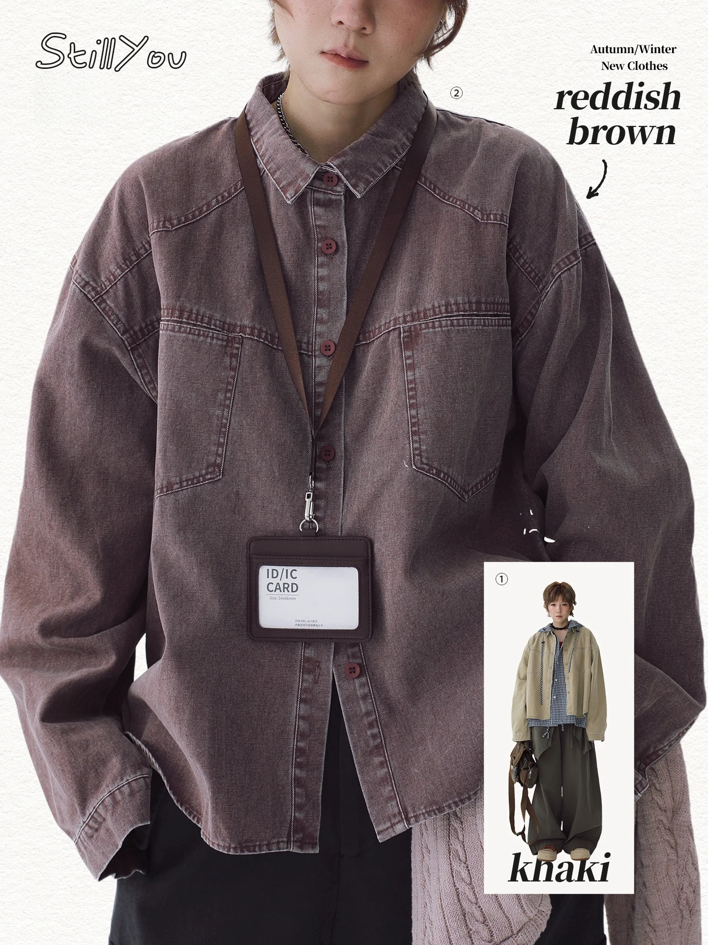 

Винтажная рабочая куртка-жакет для женщин, свободного кроя, весенняя новинка, нейтральная, из хлопка, с длинными рукавами, на пуговицах