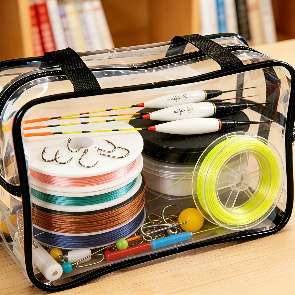 

1Pc of Large-capacity Transparent Plastic Storage Bag, Equipped with a Sturdy Zipper Pull and Handle. Suitable for Travel Items