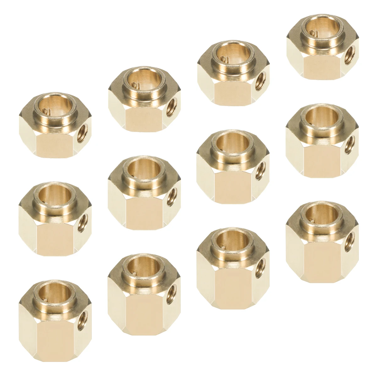 4PCS 6mm 8mm 10mm Brass Widen Wheel Hub Hex Extended Adapter for 1/10 RC Crawler TRX4 TRX6 Upgrade Parts Accessories