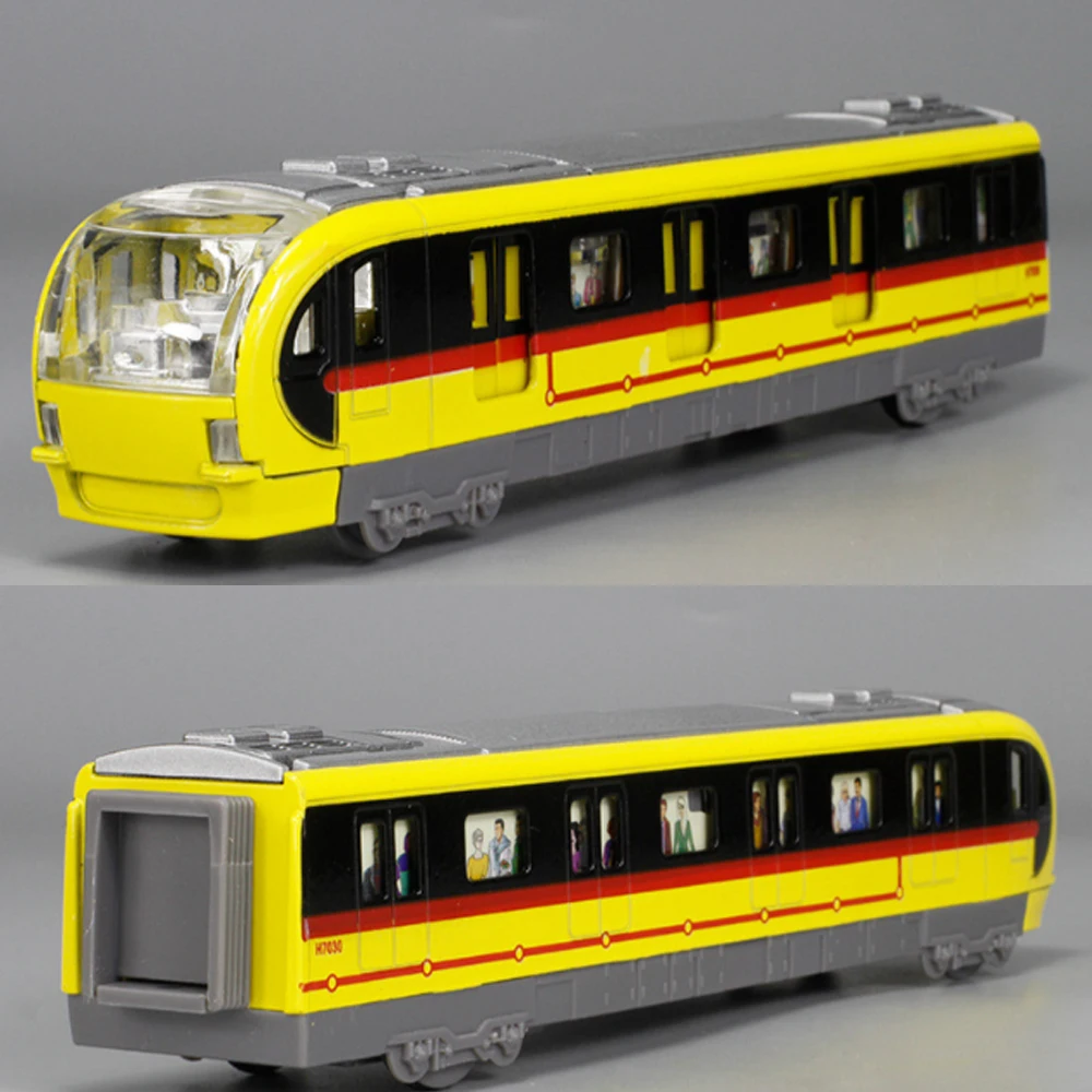 Legierung Multi-Color Sound und Licht Pull-Back Metro High-Speed-Zug Jungen und Kinderspielzeug Geschenk B330