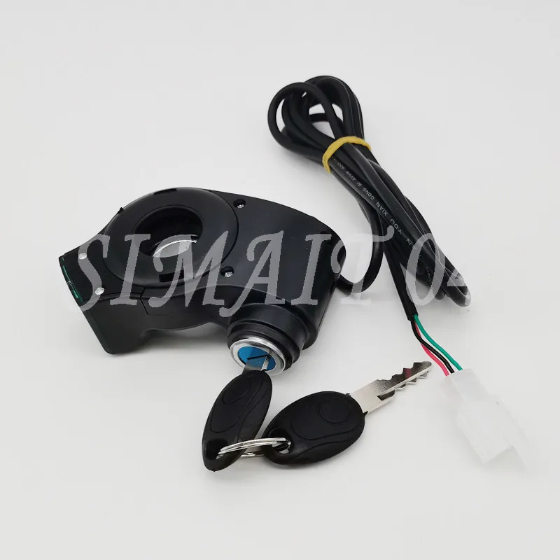 Green screen digital display voltage live door lock switch cable length 2 meters voltage display electric vehicle 1-99Vuniversal