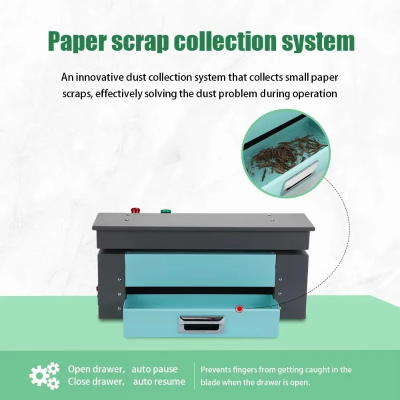 7m/min Speed Cutting 350mm Cardboard Shredder To Make Packaging Desktop Cardboard Shredder Desktop Waste Paper Carton Shredder