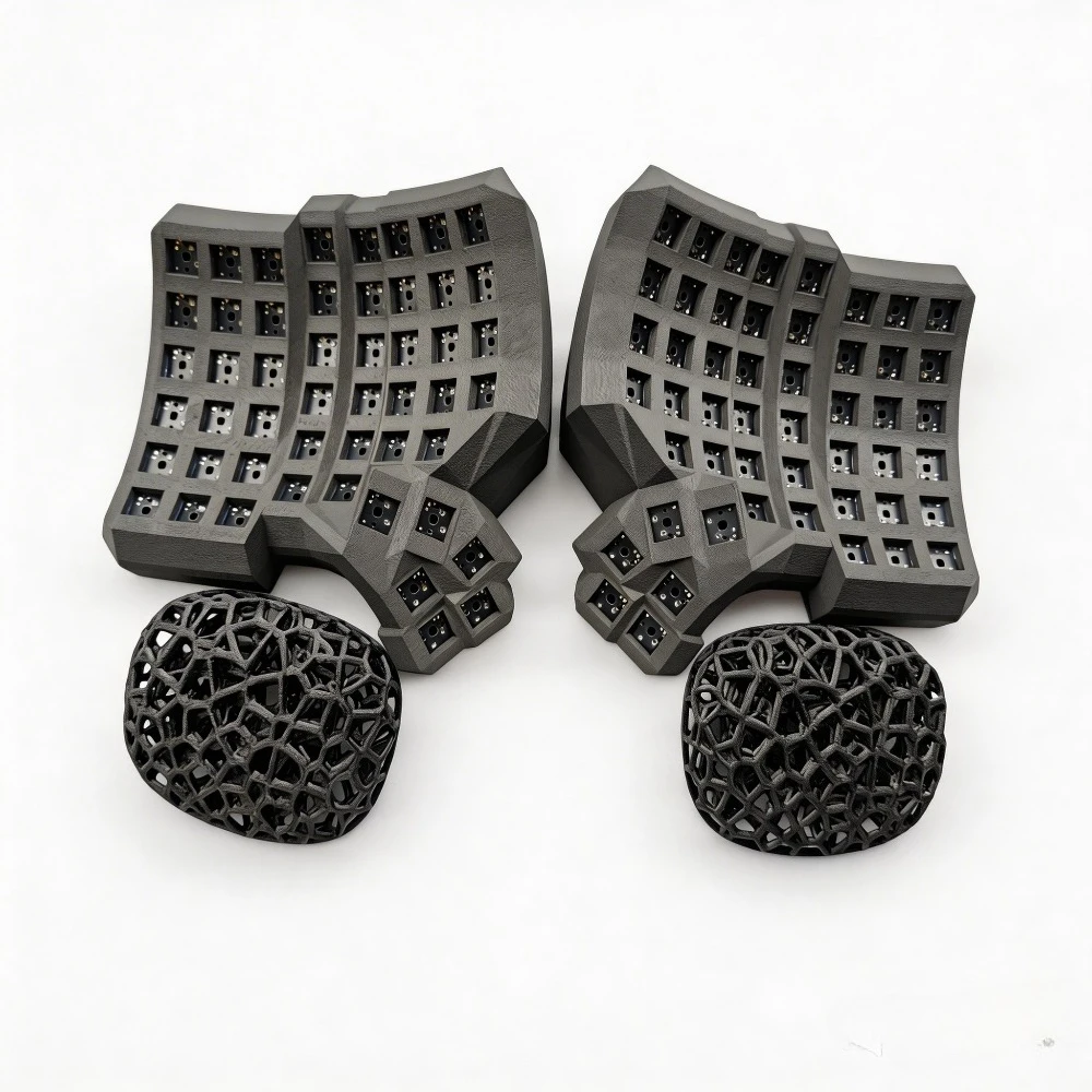 

Комплект клавиатуры Dactyl Manuform на 100 клавиш, проводная, эргономичная, с возможностью горячей замены, Vial Type-C, раздельная, механическая клавиатура CAD, Teclado