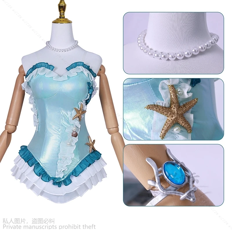 Fiona Gilman Cosplay Game Identity V Cos Costume Priestess Cosplay Sexy Bodysuit Party Anime Swimsuit Halloween Carnival Costume