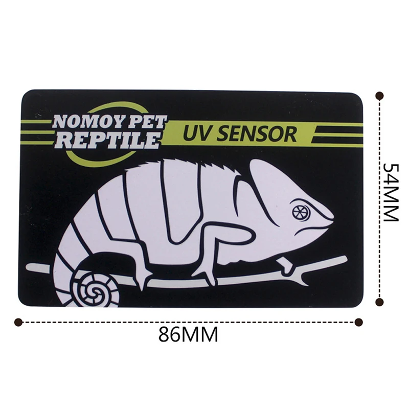 Réptil UVB Lâmpada, Testes UV Tester Papel, medidor, Tartaruga Ultravioleta Teste Ferramenta, Pet fornecimentos