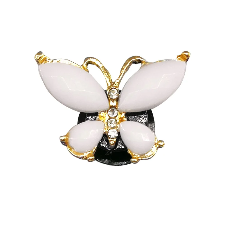 1 Stück Designer Schmetterling Metall Schuh Charms Bienen Dinosaurier Füchse Luxus Dekorationen für Schuh Zubehör Krabben Pins für Frauen Mädchen – Detail 9