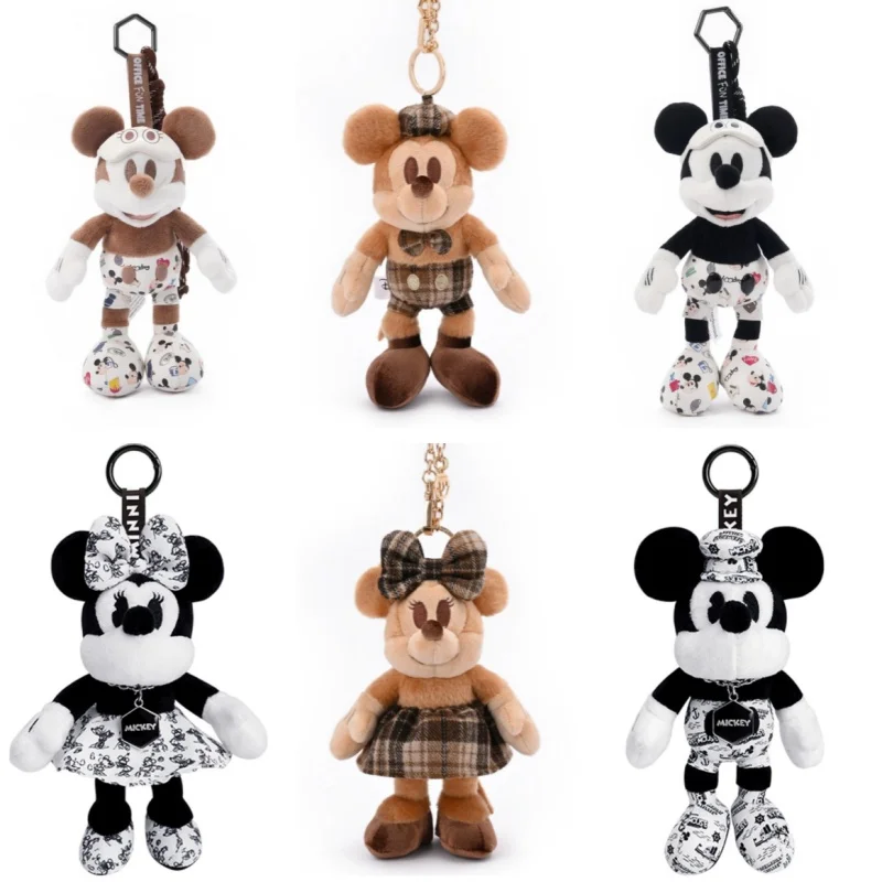 

Классические популярные аниме-брелоки с плюшевыми куклами Микки Мауса, маленькие подвески для сумок, подарки на Рождество и день рождения для детей