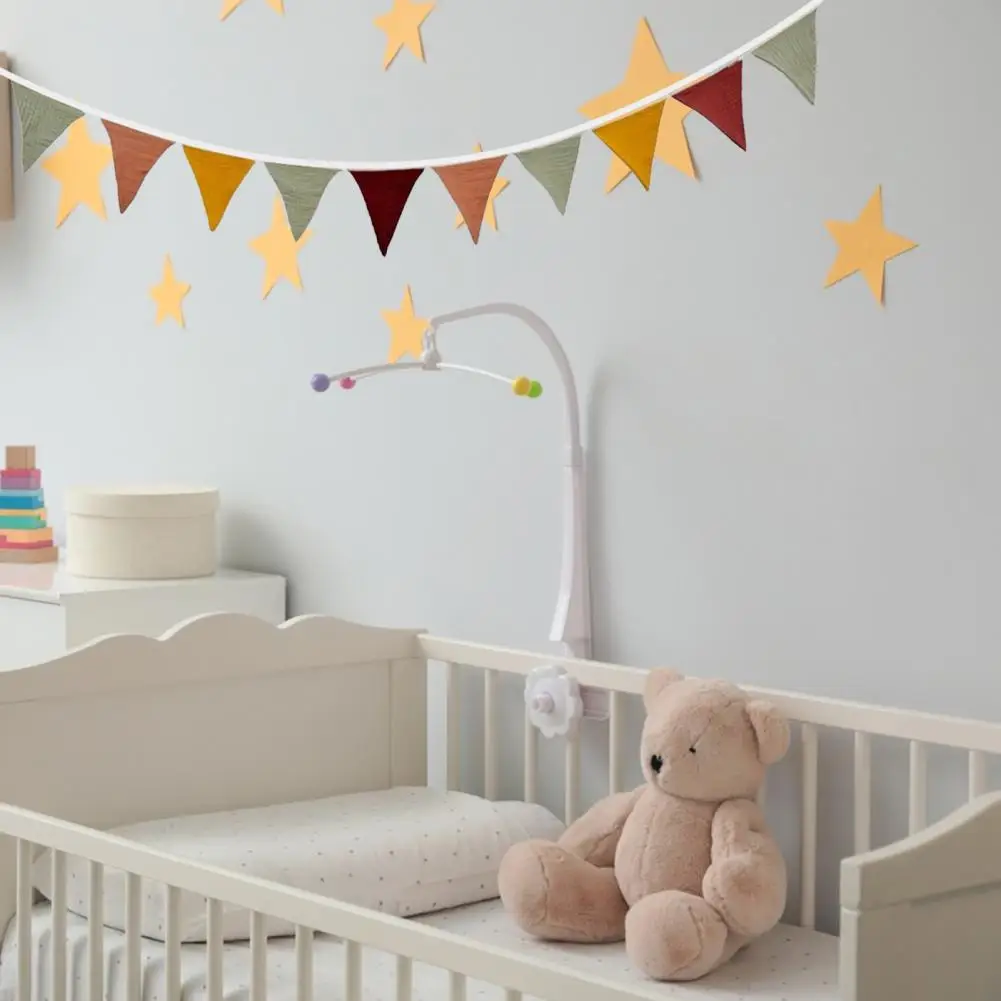 Dining Room Banner Boho Baby Shower Wedding Party Decor Pennant Banner Bunting Flags Nursery Garland Fabric Triangle for Room