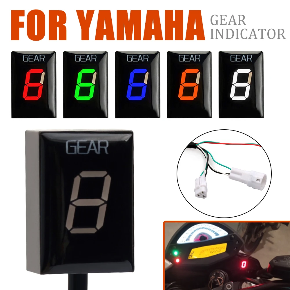 Motorcycle Gear Indicator For YAMAHA FZS 1000 Fazer 1000 YZF-R6 R6S R1 TDM 900 FZ1 FZ8 FZ16 XJ6 FZ400 Accessories Speed Display