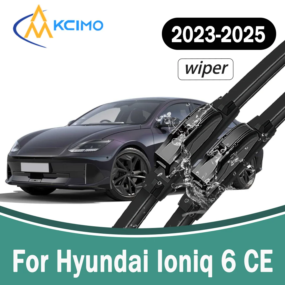 

All-Weather Front Windscreen Wiper Blades For Hyundai Ioniq 6 CE 2023-2025 High Quality Car Windshield Replacement Part 2Pcs
