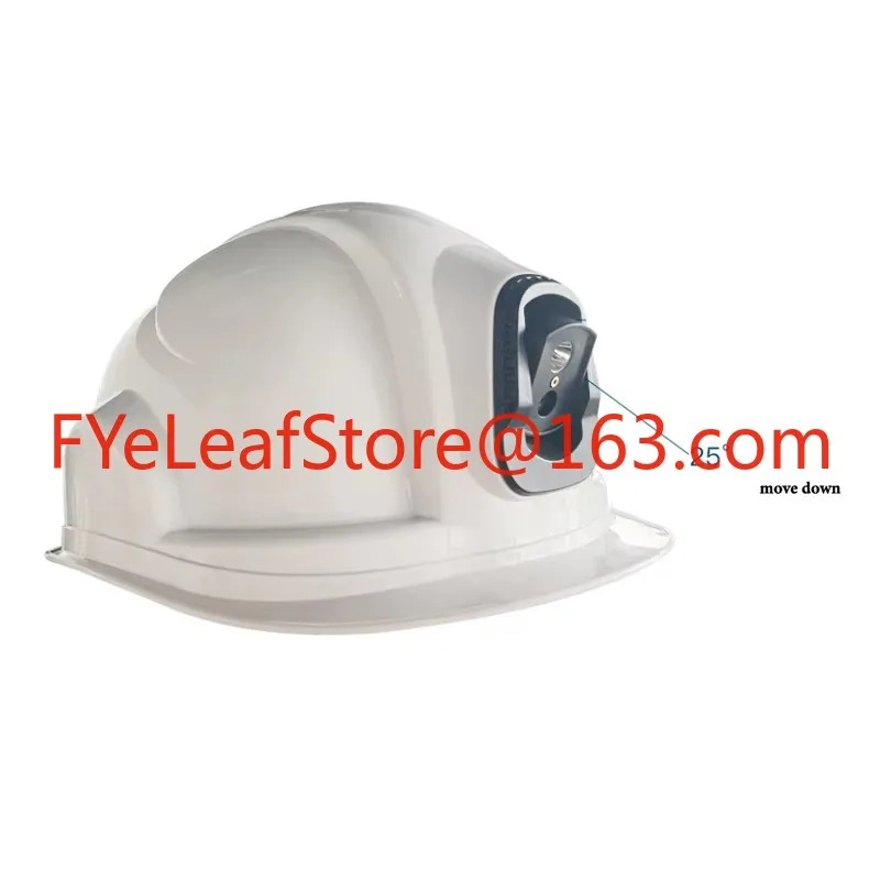 4G Safety helmet Camera Len Rotation GPS  live streaming for Mining Construction site Monitor center