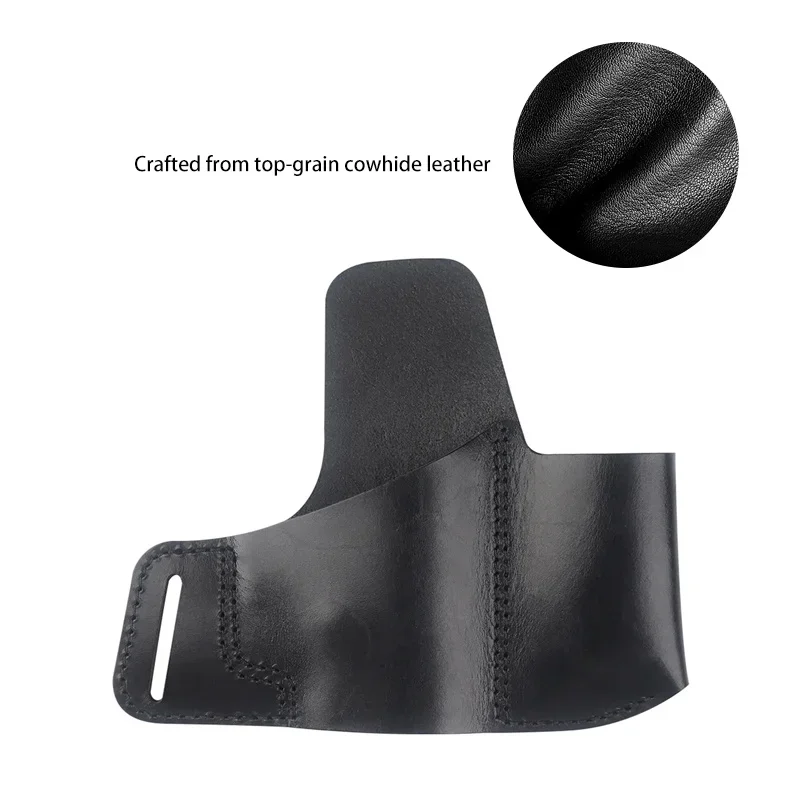 Tactical Leather Holster For Glock 1911 OWB Genuine Leather Gun Holster Concealed Quick Draw Holster