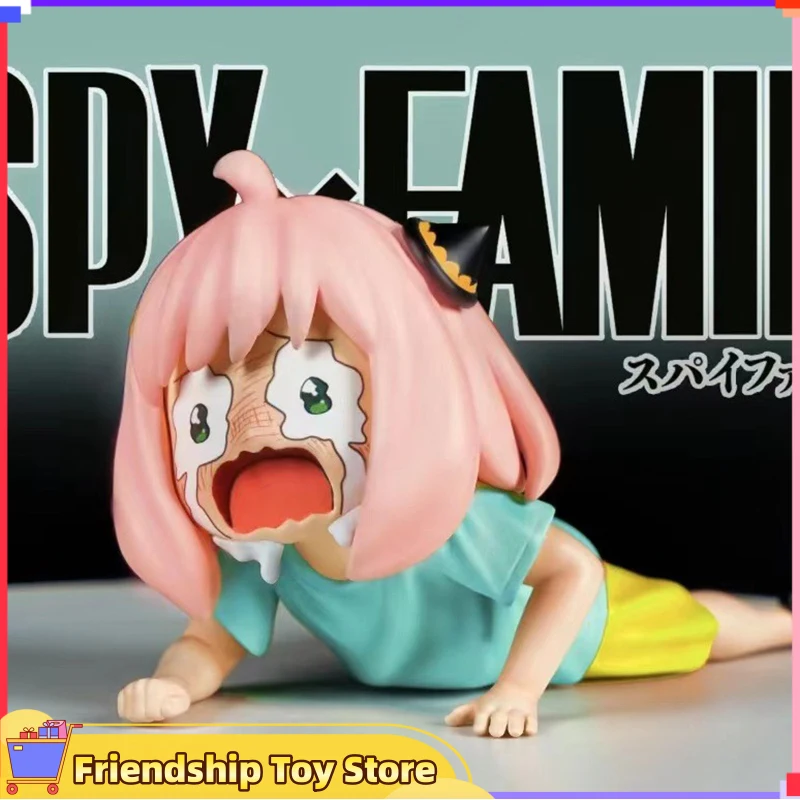 Spy x family Crying Anya Gk Fake Crying Clothes Pity Dolls Falling And Crying Cartoon Decorations Gifts Anime Peripherals