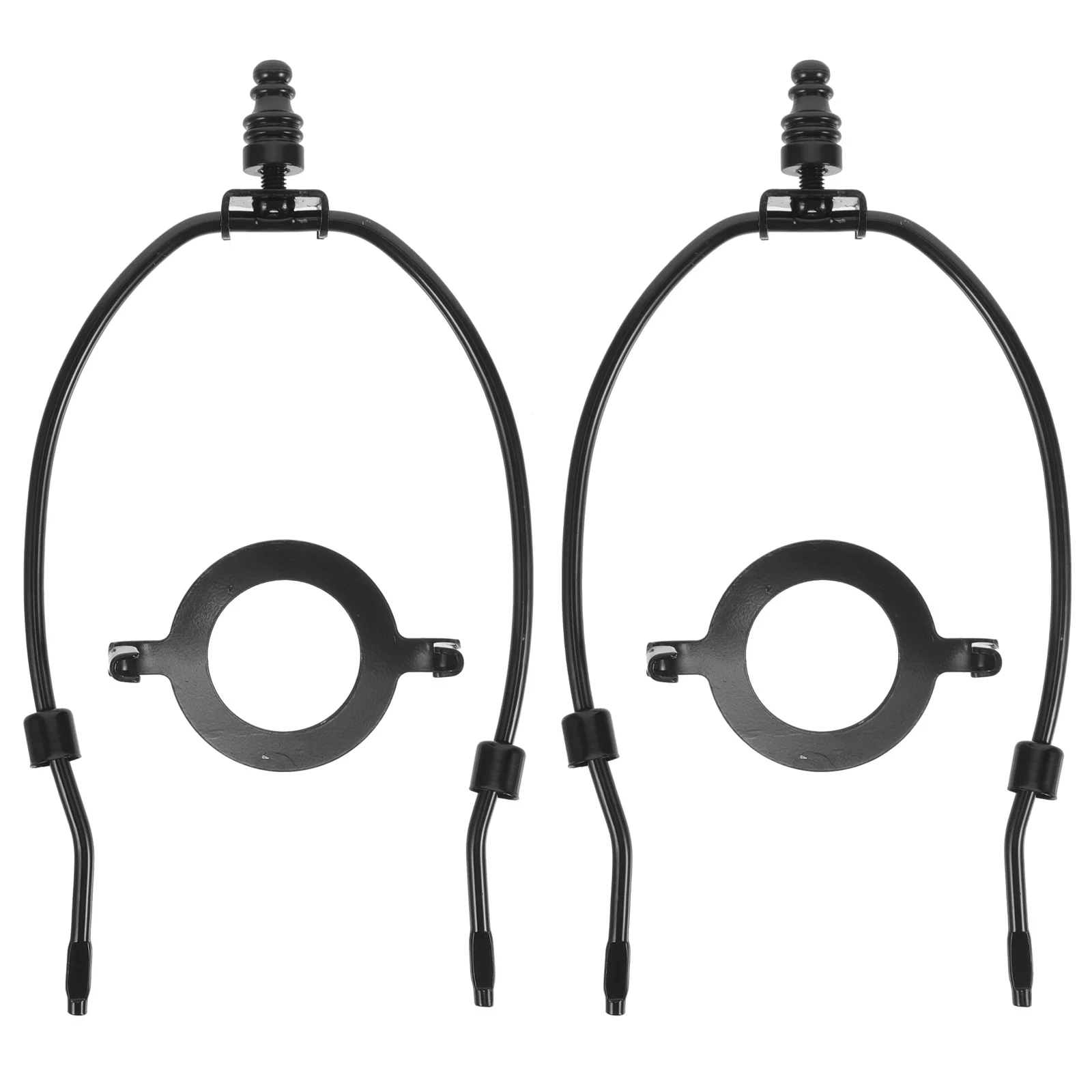 

2pcs Shade Parts Metal Lamp Harp Holder Adjustable For Table Lamps Diy Lamp Making Kit Replacement Decorative Lighting