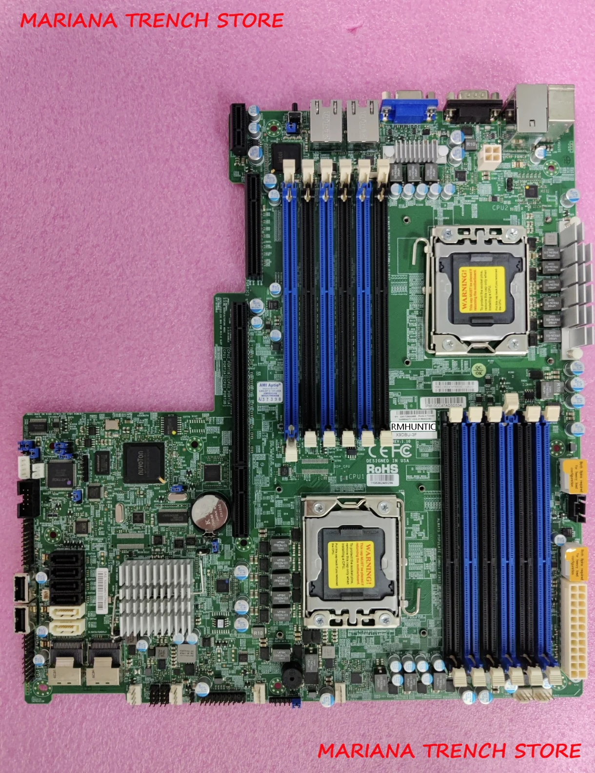 

X9DBU-3F для материнской платы Supermicro LGA1356 процессора Xeon E5-2400 V2 i350 двухпортовый GbE LAN