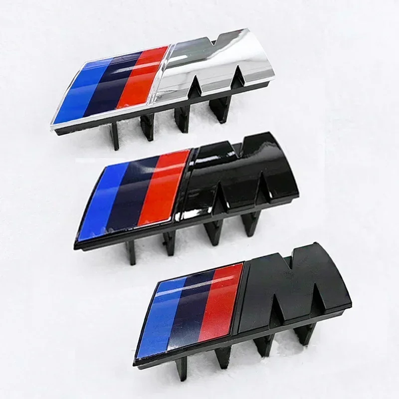 For BMW M Logo X1 X2 X3 X4 X5 X6 F48 G01 E84 E83 F39 F10 F30 G11 G07 G86 G80 G60 E60 E46 3D Car Front Grille Badge Emblem