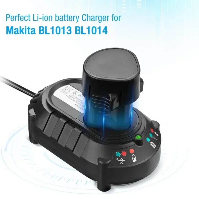 Li-ion Batterie Ladegerät Für Makita 10,8 V/12V Lithium-Batterie BL1013 DC10WA UK/Us-stecker Optional