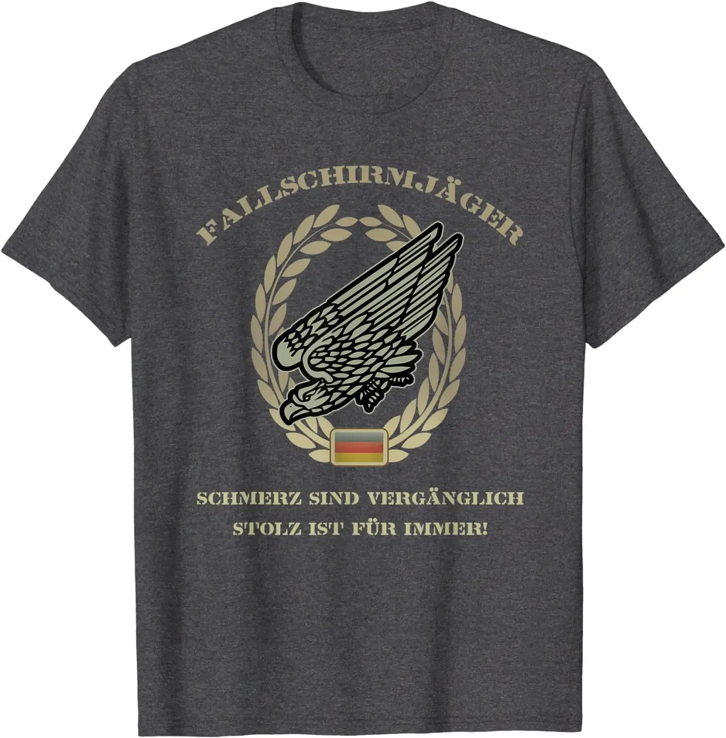 Paratrooper Badge Eagle German Army Soldier Gift T Shirt. Short Sleeve 100% Cotton Casual T-shirts Loose Top Size S-3XL