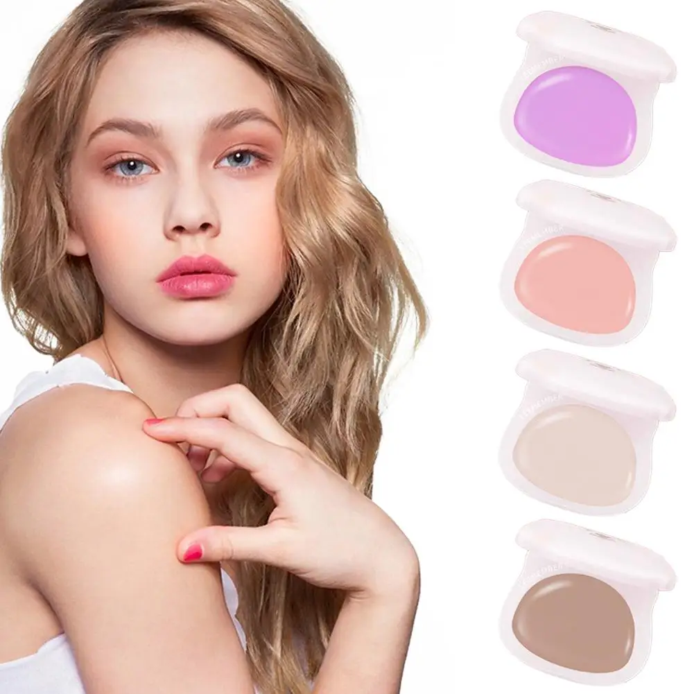 Ours eau lumière miroitant Blush crème multi-usage naturel Rose Rose Blush clair Transparent Contour surligneur maquillage pour femmes S0I8