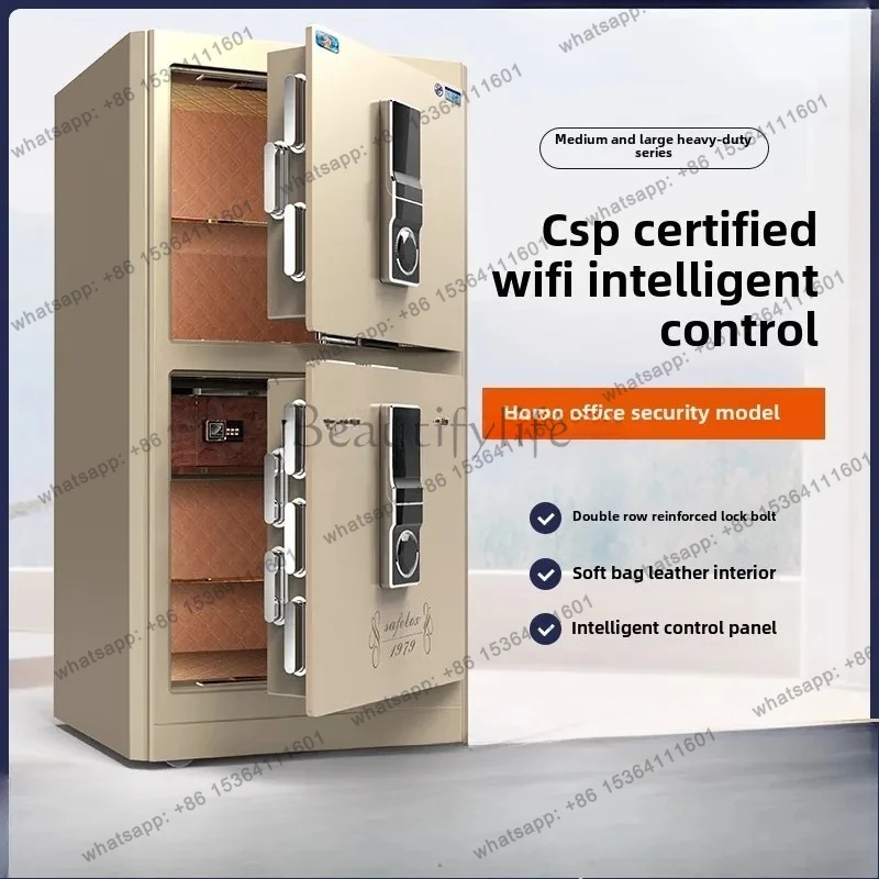 Safe Fingerprint Password All Steel Anti-Theft Heavy Duty Safe