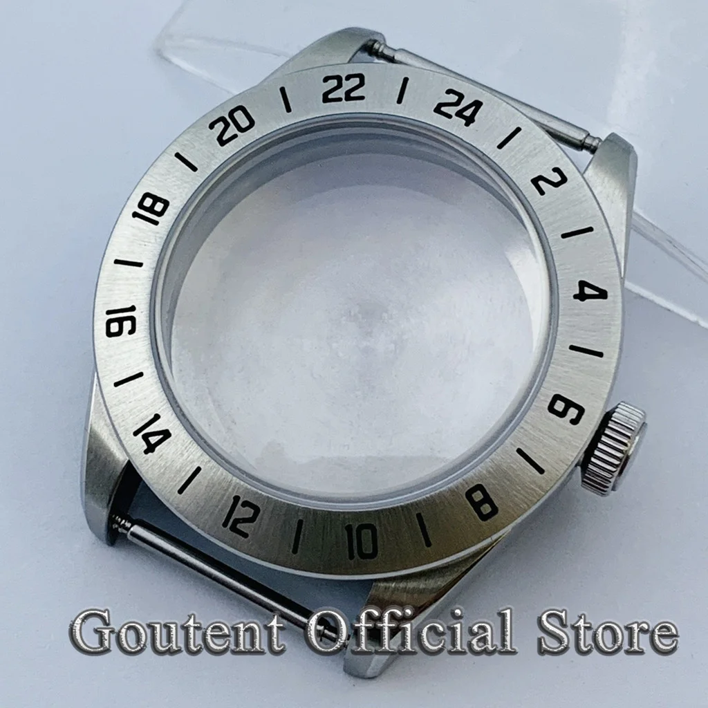 

Goutent 39 мм куполообразный корпус для часов из сапфирового стекла подходит для NH34 NH35 NH36 ETA2824 PT5000 автоматический механизм